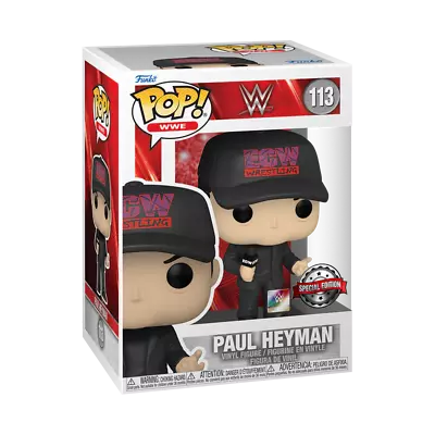 Buy WWE: Paul Heyman (ECW Special Edition) Funko Pop! Vinyl • 14.99£