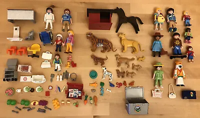 Buy Playmobil Figures & Accessories Bundle:Doctor Clinic, Pets & Animals, Kids, Food • 15.50£