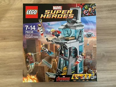 Buy Super Heroes LEGO 76038 Attack On Avengers Tower NISB New Sealed Box • 129.99£