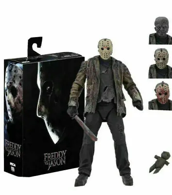 Buy NECA Horror Freddy VS Jason Action Figure 7  Jason Voorhees Deluxe (NEW BOXED) • 37.99£