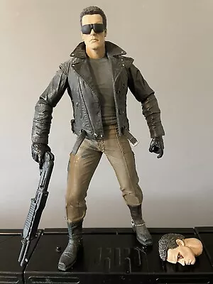 Buy Reel Toys Terminator T-800 Police Station Asault 7  Action Figure Neca 2011 • 24.99£