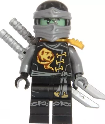 Buy | Lego Ninjago Minifigure - Ghost Cole Black Ninja Njo201 Missing Backpack | • 8.99£