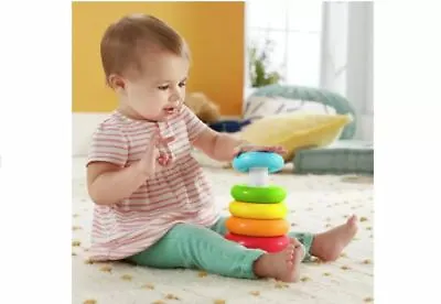 Buy Stackable Toy Fisher-Price Rock-a-Stack - 6 Months And Older - Free Fast Deliver • 15.50£