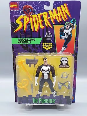 Buy Spiderman From The New Animated Series Toy Biz The Punisher MOC - 1995 • 61.66£