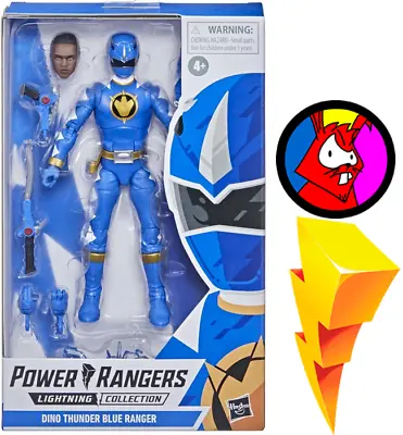Buy Blue Ranger - Power Rangers Dino Thunder - Hasbro Lightning Collection 6inch • 24.50£