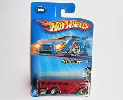 Buy Rare Original Hot Wheels 2005 Issue ' Red Lines ' S'cool School Bus • 5£