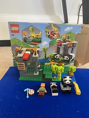 Buy LEGO Minecraft: The Panda Nursery (21158) Complete With Instructions And Box • 12£