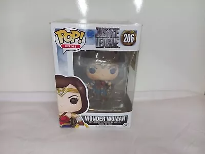 Buy Wonder Woman DC Justice League Damaged Box Funko POP #206 • 5£