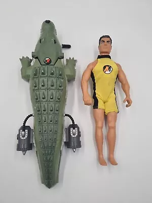 Buy Vintage HASBRO Action Man CROCODILE MISSION 2000 With Action Man SWIMMER • 9.99£