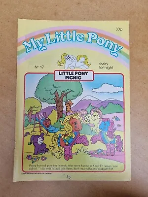 Buy Vintage UK My Little Pony G1 Comic Magazine Hasbro 1986 Issue No 17 • 2.99£