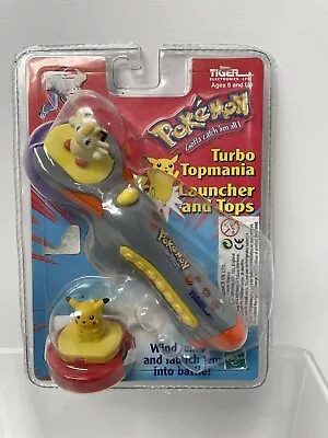 Buy Vintage 1990's Pokemon Turbo Topmania Launcher Hasbro/Tiger Electronics - New • 45.99£