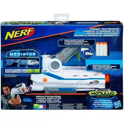 Buy Nerf Mediator Barrel N-Strike Modulus Indoor And Outdoor Blaster Hasbro • 14.99£