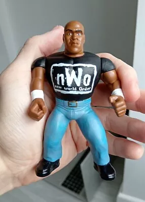 Buy NWO WCW Tribute To Virgil WWF WWE HASBRO Retro Custom Wrestling Figure Series 5 • 0.99£