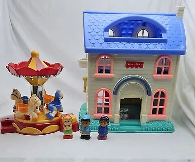 Buy Vintage 1999 Fisher Price Home Sweet Home Play House And Carousel  • 29.99£