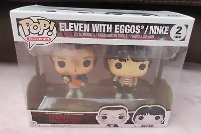 Buy Funko Pop Stranger Things Eleven With Eggos And Mike 2 Pack • 15£
