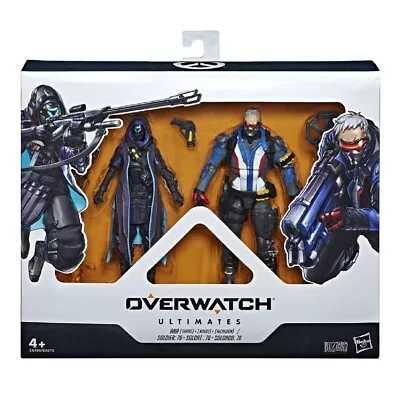 Buy Overwatch Ultimates Action Figure Set Shrike Ana Skin & Soldier76 - New 2.Wahl • 29.99£