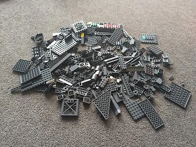 Buy Lego Around 500g 1/2KG Dark Bluish Grey Bricks Parts Bundle Random • 11£