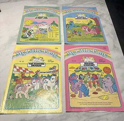 Buy Vintage My Little Pony MLP G1 Comic Bundle - Issue Numbers 22-25 • 4£