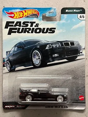 Buy 2020 Hot Wheels Premium Fast And Furious BMW M3 E36 Euro Fast Real Riders • 29.99£