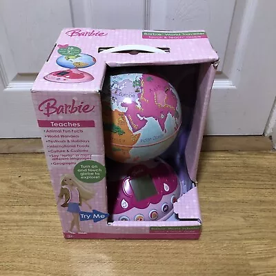 Buy Barbie World Traveler Touch And Teach Learning Globe 2007 Oregon Scientific NEW • 49.95£