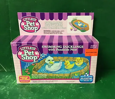 Buy 1994 Littlest Pet Shop:swimming Ducklings W/pondside Nest Nib By Kenner • 52.26£