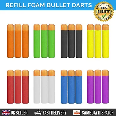 Buy NERF Bullets Refill SOFT HEAD For Nerf N-Strike Elite Dart Fits Most Nerf Guns  • 6.97£