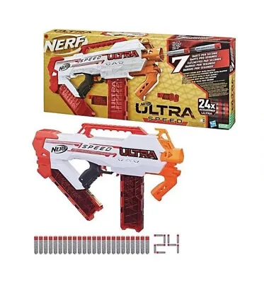 Buy Nerf Ultra Speed Dart Blaster Inc 24 Darts Fastest Nerf Gun Brand New Free P&P👌 • 34.99£