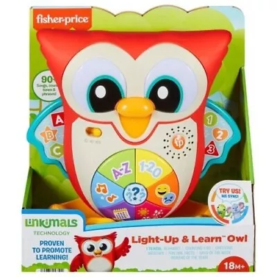 Buy Fisher-Price Linkimals Light-Up & Learn Owl Toddler Toy 90+ Songs • 29.99£