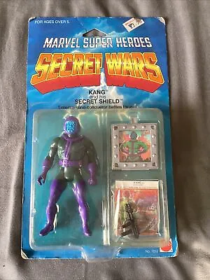 Buy Vintage Marvel Super Heroes Secret Wars Kang Action Figure Mattel Carded 1984 • 149£