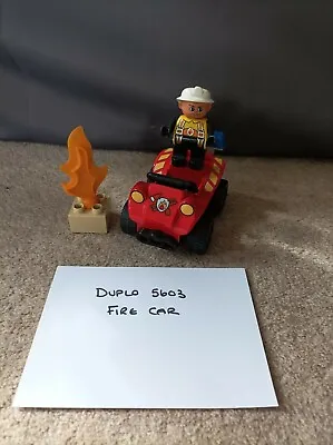 Buy Lego Duplo 5603 Fire Chief Car Quad Bike Firefighter  • 0.99£