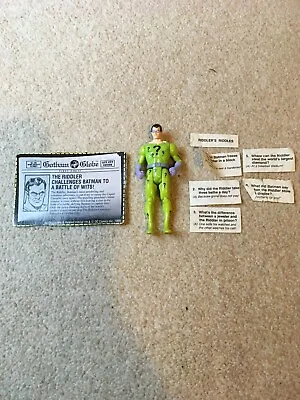 Buy Vintage Toy Biz 1980s DC Comics Super Heroes The Riddler Action Figure • 30£