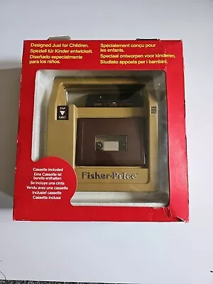 Buy Vintage Fisher Price 826 1980’s Brown Cassette Tape Player Recorder Brown FAULTY • 15.99£
