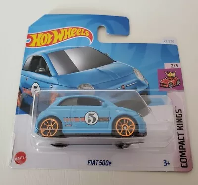 Buy Hot Wheels Fiat 500e Toy Car Diecast 1:64 With Original Box • 9.99£