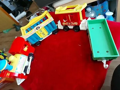 Buy Vintage Fisher Price Circus Train With Animals • 24.95£