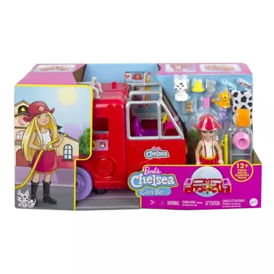Buy Mattel Barbie Chelsea, Fire Car Play Set, Fire Department Outfit, Barbie Accessories • 27.20£