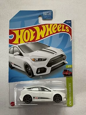 Buy Ford Focus RS White Kroger Exclusive Long Card - Hot Wheels Car • 12.99£