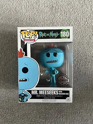 Buy Rick And Morty Mr.Meeseeks W/Meeseeks Box#180 Funko Pop *Slightly Damaged Box* • 5.50£