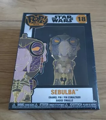 Buy Funko Pop Pin: Star Wars Sebulba #18 Brand New And Sealed Free Post And Packing. • 6.99£