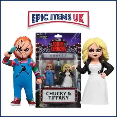 Buy Toony Terrors Chucky & Tiffany 2 Pack 6″ Scale Action Figures • 24.99£
