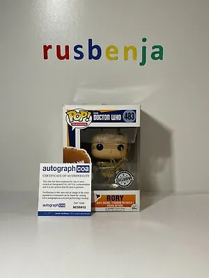 Buy Funko Pop! TV Doctor Who Rory As Roman #483 Signed Arthur Darvill With COA • 91.99£