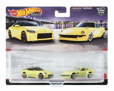 Buy Hot Wheels 1/64 Car Culture 2 Pack Nissan Z Proto And Nissan Fairlady Z Hff33 • 19.98£
