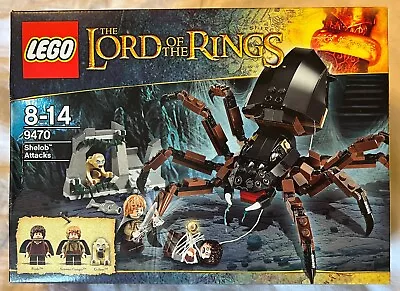 Buy LEGO 9470 The Lord Of The Rings SHELOB ATTACKS *Brand New Sealed* Free P&P • 74.95£