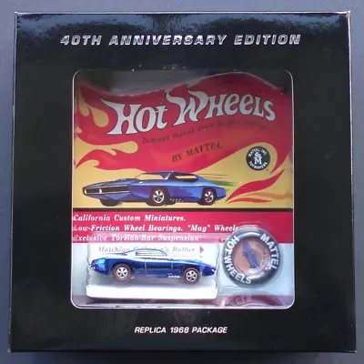 Buy 2008 Hot Wheels RLC HWC Red Line Club 40th Anniversary Edition Custom Otto Blue • 49.95£