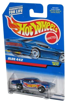 Buy Hot Wheels Olds 442 (1997) Mattel Collector Blue Toy Car #871 • 11.24£