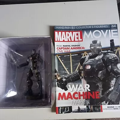 Buy War Machine, Marvel Movie Collection Figurine And Magazine,issue 64 Eaglemoss • 10£