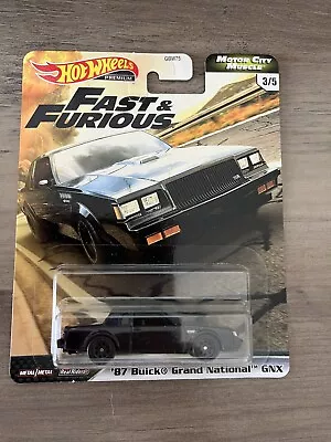 Buy Hot Wheels Premium 87 Buick Grand National Gnx 3/5 Fast And Furious • 8.99£