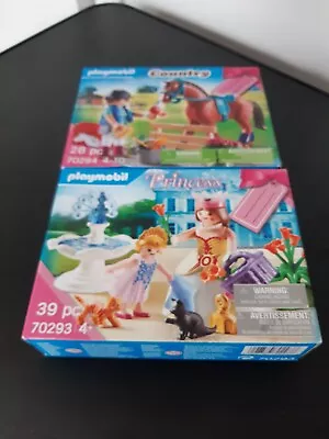 Buy Playmobil Bundle 70294 Country Horse Set 70293 Princess Set. BRAND NEW Boxed • 12.99£