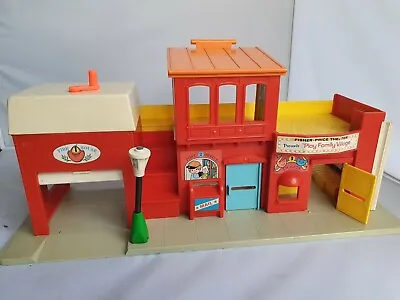 Buy Vintage Fisher Price Theatre Play Family Village Little People Playset 1973 • 25£
