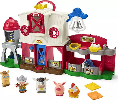 Buy Fisher-Price Little People Caring For Animals Farm , Toddler Toys With Farm Anim • 41.65£
