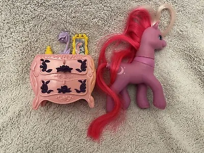 Buy Vintage G2 My Little Pony Magic Motion Moon Shadow With Vanity Drawers • 4£
